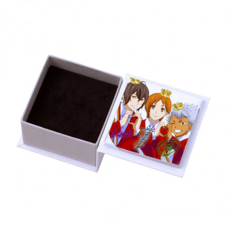 CANTA Vivace限定販売グラス＆シルバーリングおまけプレート 販売終了】KING OF PRISM Over The Rainbow シルバーリング KP