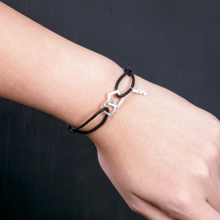 【未使用】名探偵コナン　THE KISSコラボ 工藤新一 ブレスレット 再販売・数量限定】名探偵コナン 工藤新一モデル コードブレス（描き