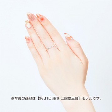 受注終了】ヘブンバーンズレッド 第31D部隊 命吹雪 シルバーリング 