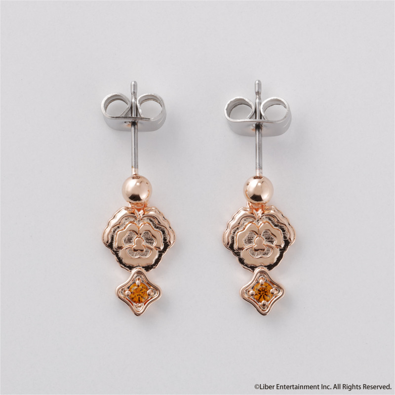 新品★A3!★秋組【七尾太一&伏見臣&古市左京】アニカフェ★ラバーチャーム★2点 A3!』×THE KISS モチーフフラワーのピアス~秋組~【七尾 太一】