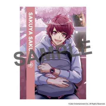 新品★A3!★春組【佐久間咲也&シトロン】アニカフェ★PVCキーホルダー A3!』×THE KISS モチーフフラワーのピアス~春組~【佐久間 咲也】