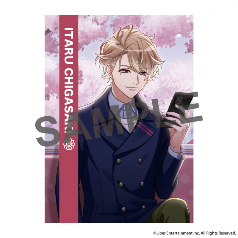 新品★A3!★春組【茅ヶ崎至】一番くじ★G賞★ロゼット★2点セット★わんわん A3!』×THE KISS モチーフフラワーのピアス~春組~【茅ヶ崎 至】