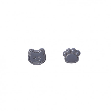 にしむらゆうじ　わるめのねこ　シルバーピアス