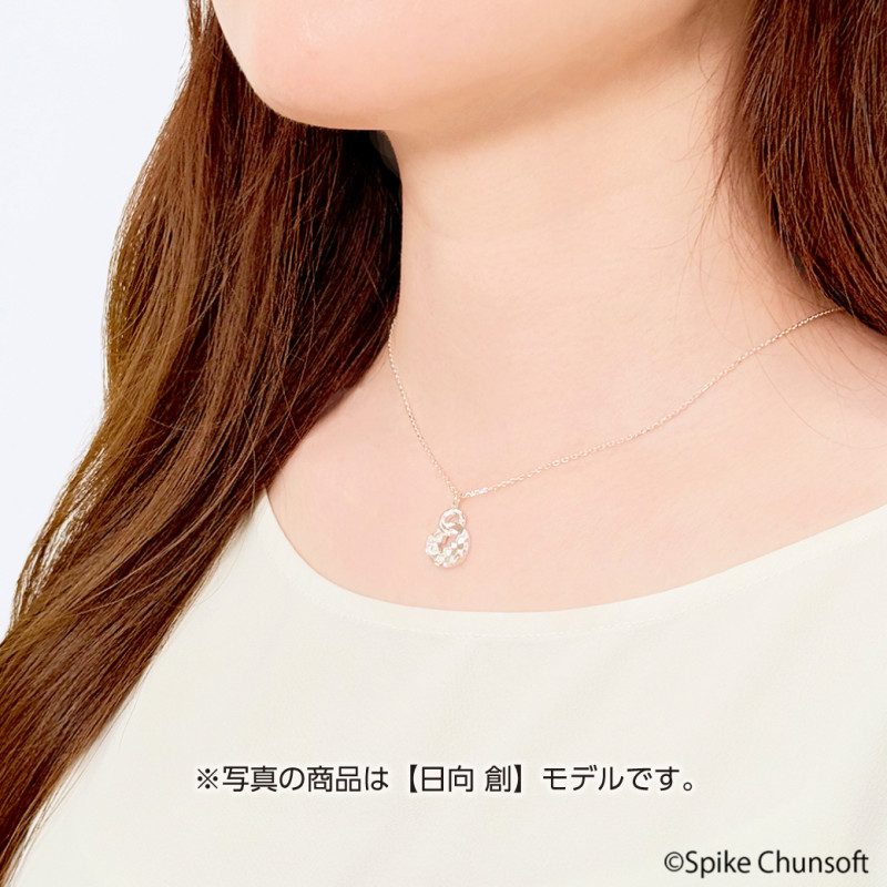 スーパーダンガンロンパ2 × THE KISS モノミ シルバーネックレス