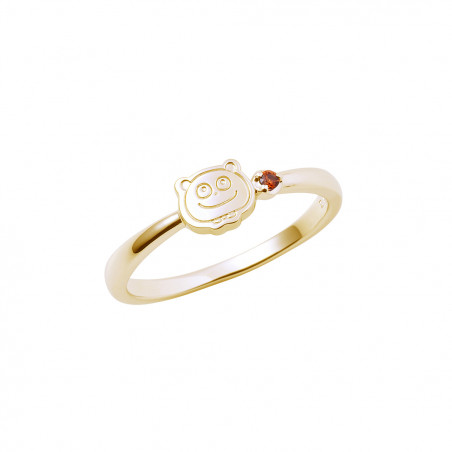 にしむらゆうじ　活動10周年記念　ごきげんぱんだ　【YG】　K10セミオーダーリング