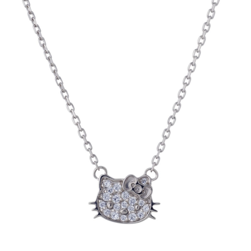 ハローキティ シルバー ネックレス KITTY-03CB