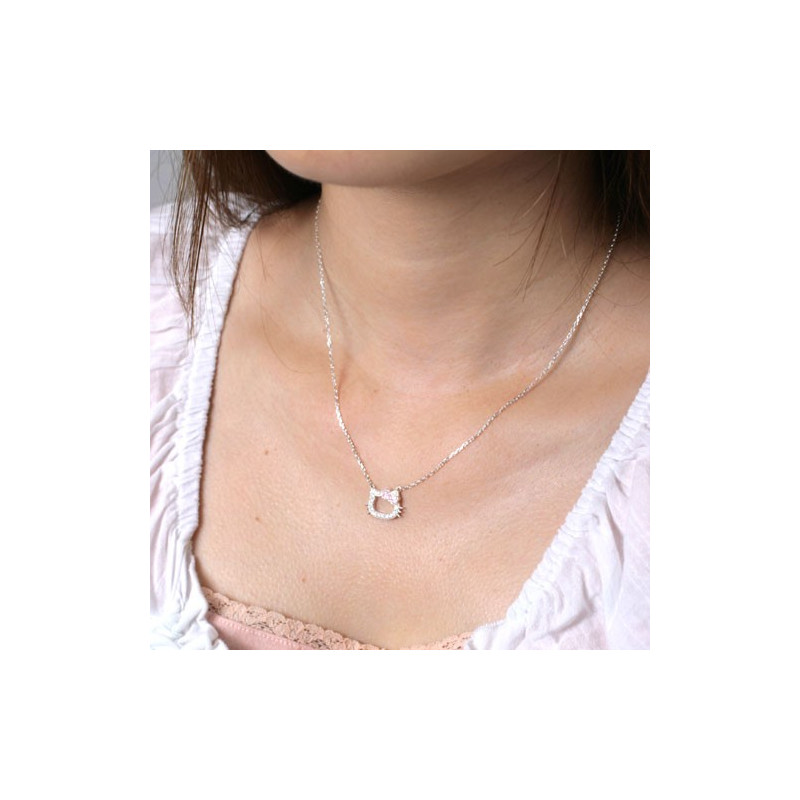 ハローキティ シルバー ネックレス KITTY-01CB